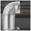 150mm flexible ducting,150mm ducting kit,Ventilation Duct Hose High Temperature Long Flexible Aluminum Air Ducting(Size :150mm)(2m) view 1