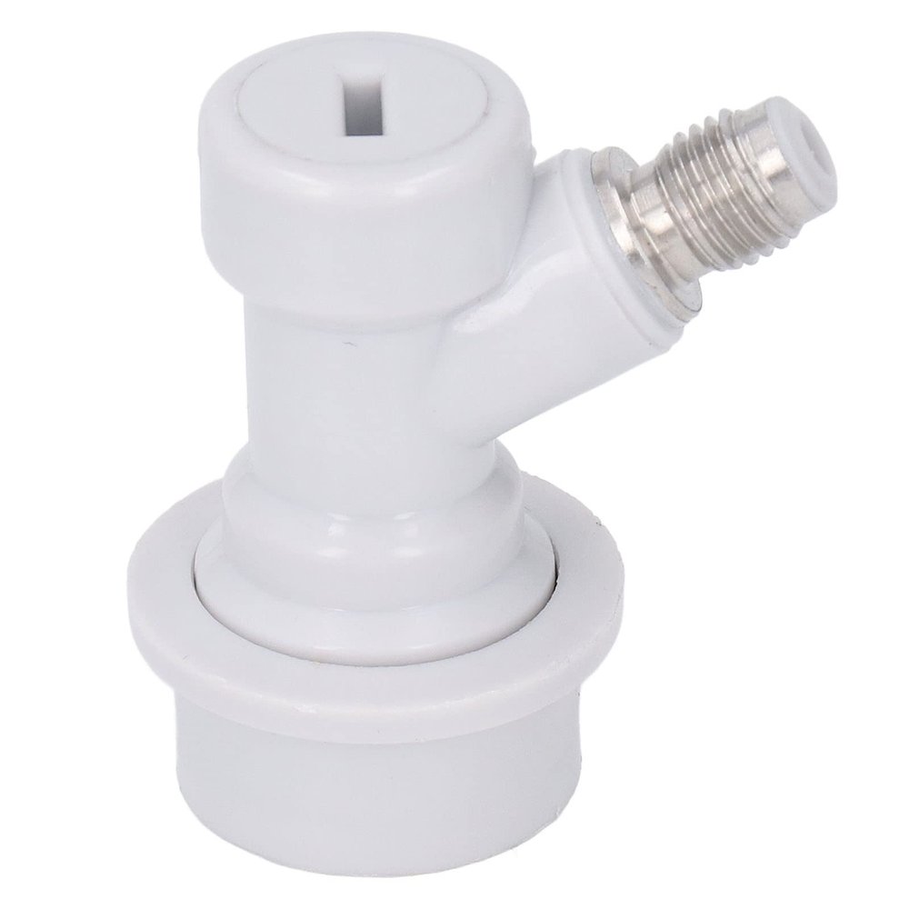 Ball Lock Beer Keg Disconnect, Stainless Steel Leak Rustproof Barbed Ball Lock Fitting for Home Brewing Beer Keg System
