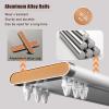 HDYZJQ Curtain Conjoined Double Track 4 8 12 14 18 26 30 40 50ft, Ceiling Mounting Heavy-Duty Curtain Rails for Living Room Bedroom Room Divider, Upright Track Curtain Rod(39ft/11.9m) view 4