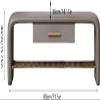 ELEFOCUS Shoe Rack Bench 2 Tier Shoe Storage, Stool Living Room Shoe Rack, Shoe Bench Organizer, Hallway Seat with Drawer(Color:Beige) view 2