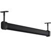 Top Mounted Closet Rod,Heavy Duty Closet Rod Ceiling Mount,35 55 75 95 125 145 155 Cm Long for Cloakroom Shower Balcony,Black,70cm/27.6in view 1