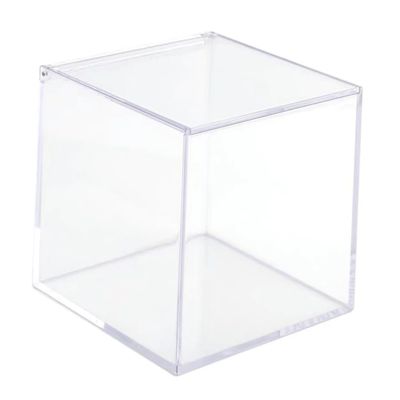HOLIDYOYO Coffee Pod Holder with Lid, Clear Kcups Holder Kcups Organizer Coffee Filter Pod Tea Bag Chest Bar Accessories for Counter Capsule 12x12cm