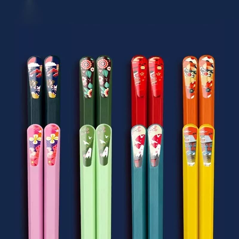 DJFKDYHPE Chopsticks Alloy Chopsticks 24cm Household Chopsticks One Person One Chopsticks Special Sushi Chopsticks Tableware Kitchen Supplies(8pairs)