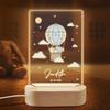 coolenious Personalized Baby Night Light, Custom Nursery Night Light for Kids, Personalized Baby Gifts for Boys, Girls, Custom Baby Night Light for Kids, Personalized Birthday Gift for Baby, Kids view 1