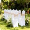 Gankar 50 Pack Nude Chair Sashes, Khaki Chairs Bands for Wedding, Party, Birthday, Meeting, Folding Chairs Decor, Spandex Chair Sashes view 3