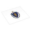 NOUZU Massachusetts State Flag Print Dish Drying Mat, Microfiber Kitchen Counter Mat, Slip Resistant Dishwashing Mat 16x18in, Black view 2
