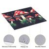 Magic Mushrooms Print Dish Drying Mat, Microfiber Kitchen Counter Mat, Slip Resistant Dishwashing Mat 16x18in view 4