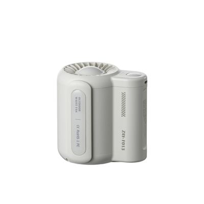 Mini Waist Fan, Ergonable Cool Clip,Under Shirt Fan, Portable Fan, Cool Clip Fan, for Outdoor Works, Hiking, Camping (White)
