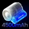 Mini Waist Fan, Ergonable Cool Clip,Under Shirt Fan, Portable Fan, Cool Clip Fan, for Outdoor Works, Hiking, Camping (White) view 2