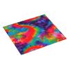 NOUZU Colorful Tie Dye Pattern Print Dish Drying Mat, Microfiber Kitchen Counter Mat, Slip Resistant Dishwashing Mat 16x18in, Black view 2