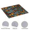 NOUZU Monarch Butterflies Print Dish Drying Mat, Microfiber Kitchen Counter Mat, Slip Resistant Dishwashing Mat 16x18in, Black view 4
