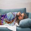 Flannel Fleece Blanket Nautical Ocean Sea Monster Octopus Soft Decorative Lightweight Throw Blanket for Bed/Couch/Sofa/Office/Camping Coastal Gradient Sealife Art 40"x50" view 4