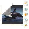 Orca Killer Whale Print Print Dish Drying Mat, Microfiber Kitchen Counter Mat, Slip Resistant Dishwashing Mat 16x18in view 3