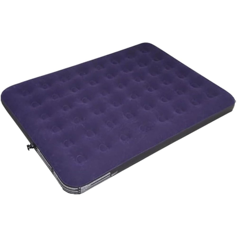 Nuwani Queen Size Air Mattress - Inflatable Foldable Airbed for Camping, Home & Travel Guests, Waterproof Blow Up Mattress, Portable Sleeping Pad Accessories 80"x60"x9"