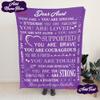 Personalized Gifts for Women or Men Custom Get Well Throw Blanket for Christmas,Customized Inspirational Gifts for Her Him, Feel Better After Surgery Gifts, Thinking of You Gifts for Dad Mom Sister view 4