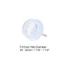 uxcell Rubber Sink Plug, Clear Drain Stopper Fit 1-1/8" to 1-1/4" Drain with Hanging Ring for Bathtub Kitchen and Bathroom 4pcs view 4