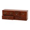 Apothecary Cabinet with Drawers, Apothecary Drawers, Brown 6 Wood Drawer view 1