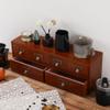 Apothecary Cabinet with Drawers, Apothecary Drawers, Brown 6 Wood Drawer view 2