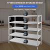 Garvee Stainless Steel Shelves,72 in 4-Tier Storage Shelf Adjustable Shelf Heavy Duty Shelving for Kitchen Garage Office Restaurant Warehouse,330 LB Per Shelf view 4