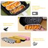 50-Pack 6.8oz Rectangular Aluminum Foil Baking Pans - Disposable Mini Cake Pans with Lids, Cheesecake & Bread-Pink view 3