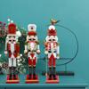 EUBUY Soldier Nutcracker, Red 16Inch Traditional Wooden Nutcracker for Shelves and Tables Christmas Series Soldier Decoration view 3