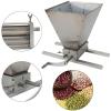 Hlixzoy Grain Malt Mill/Hand Crank Grinder/Grain Crusher/Manual Powder Mill Grinder with 2 Adjustable Stainless Steel Drums for Home Brewing view 2