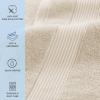 Arkwright Bathroom Hand Towels Set of 6 - (Bulk Case of 60) Super Soft 100% Cotton, 600 GSM Quick Dry & Absorbent, Luxury Bath Essentials for Hotels, Spa, Hosts, and Vacation Rentals, Alabaster Ivory view 2
