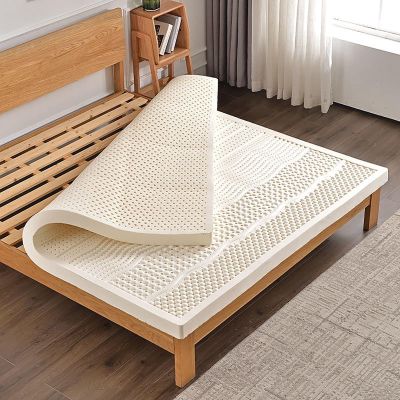 BIRJXVTO 100% Natural Latex Mattress,Washable Natural Latex Mattress Imported Natural Rubber Pure Mattressthickened Home Dormitory,3in,135x200cm(53x79in)