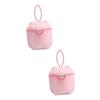 Abaodam 2pcs Milk Powder Box Milk Powder Container Formula Storage Container Formula Keeper Formula Container Formula Holder Container for Formula Formula Dispenser Milk Powder Keeper, Pinkx2pcs view 1