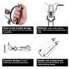 2024 Upgrade Stainless Steel Egg Beater, Hand Crank Rotary Whisk, Egg Beaters Hand Crank, Durable and Easy to Use, Hand Mixer Beaters (1, Silver+Egg white separator) view 2
