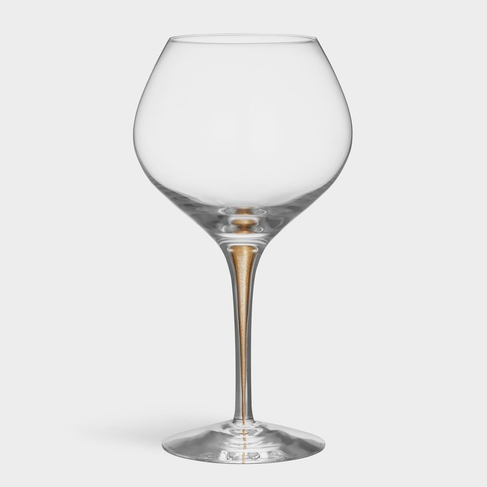 Intermezzo Bouquet wine glass gold 70cl 2-pack