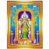 HomeLoft Basics INDIANSTORE4EVERYONE Madurai Meenakshi Amman Madhura Meenatchi Wall Painting Framed Home Decor (Wood,Matte,Gold,Small Size,6 x 8 Inch) R215S view 1