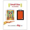 HomeLoft Basics INDIANSTORE4EVERYONE Madurai Meenakshi Amman Madhura Meenatchi Wall Painting Framed Home Decor (Wood,Matte,Gold,Small Size,6 x 8 Inch) R215S view 4