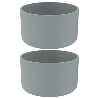 Silicone Bumper Boot for Stanley Quencher H2.0 40 oz 30 oz Tumbler with Handle & Stanley IceFlow 20oz 30oz, Protective Water Bottle Bottom Sleeve Cover, Tumbler Accessories (Gray)