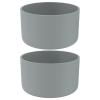 Silicone Bumper Boot for Stanley Quencher H2.0 40 oz 30 oz Tumbler with Handle & Stanley IceFlow 20oz 30oz, Protective Water Bottle Bottom Sleeve Cover, Tumbler Accessories (Gray) view 1