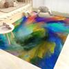 rugsjwaizj Living Room Abstract Area Rug - Washable, Colorful Sea of Clouds Patterns - Dining Room, Bedroom, Office - Non-Slip Backing - Modern Plush - 5x8ft view 3