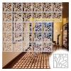 BABYCE Room Privacy Screen Divider Hanging Room Divider, Home PVC Panels Screen Divider, Semi-Privacy Space Partition for Decoration Hotel Office(39CM-12PCS) view 1