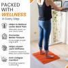 activelife - KONEX Mat, Anti Fatigue Floor Mat, Kitchen Mat, Standing Desk Mat, Kitchen Mats for Floor, Waterproof and Non-Slip, Relieve Joint Pain, 23 x 19, Orange view 2