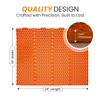 activelife - KONEX Mat, Anti Fatigue Floor Mat, Kitchen Mat, Standing Desk Mat, Kitchen Mats for Floor, Waterproof and Non-Slip, Relieve Joint Pain, 23 x 19, Orange view 3