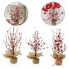 Valentine's Day Artificial Heart Table Tree Home Table Decor With Burlap Base Heart Table Centerpieces view 2