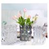 Sufeasdf Aimeryup Balcony Vase Glass Rectangular Ornament Transparent Flower Arrangement Hydroponic Living Room Study Inn(Size:20X13CM,Color:C) view 4