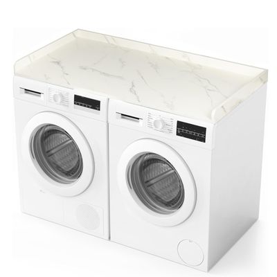 Ilyapa Washer Dryer Countertop - 27.5 x 54 inch Laundry Countertop, Washer and Dryer Covers for The Top, Laundry Room Organization and Storage