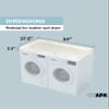 Ilyapa Washer Dryer Countertop - 27.5 x 54 inch Laundry Countertop, Washer and Dryer Covers for The Top, Laundry Room Organization and Storage view 2
