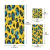 Haskirky Beautiful Leopard Print Texture 3 Piece Towel Set,Absorbent Soft Bath Towel Quick Dry Light Weight Hand and Washcloth Set for Gym Bathing Home Shower view 3