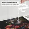 WZYWHJ Grapes and Wine Pattern Drying Mat for Kitchen : Made of sponge Water absorbent, With lanyard for hanging 18 x 16 in view 4