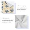 Haskirky Cute Daisy Striped Background 3 Piece Towel Set,Absorbent Soft Bath Towel Quick Dry Light Weight Hand and Washcloth Set for Gym Bathing Home Shower view 4