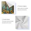 Haskirky Sunflower Wood Background 3 Piece Towel Set,Absorbent Soft Bath Towel Quick Dry Light Weight Hand and Washcloth Set for Gym Bathing Home Shower view 4