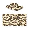 Haskirky Brown Leopard Dots 3 Piece Towel Set,Absorbent Soft Bath Towel Quick Dry Light Weight Hand and Washcloth Set for Gym Bathing Home Shower view 2