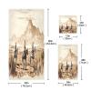 Haskirky Vintage Western Cowboy 3 Piece Towel Set,Absorbent Soft Bath Towel Quick Dry Light Weight Hand and Washcloth Set for Gym Bathing Home Shower view 3