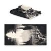 Haskirky Western Cowboy Black 3 Piece Towel Set,Absorbent Soft Bath Towel Quick Dry Light Weight Hand and Washcloth Set for Gym Bathing Home Shower view 2
